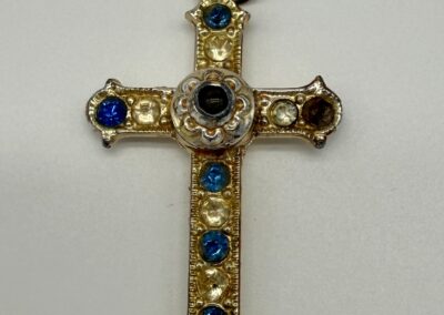 Catholic Jewelry Look Through Cross Pendant KZ0001-o