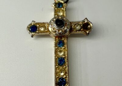 Catholic Jewelry Look Through Cross Pendant KZ0001-l