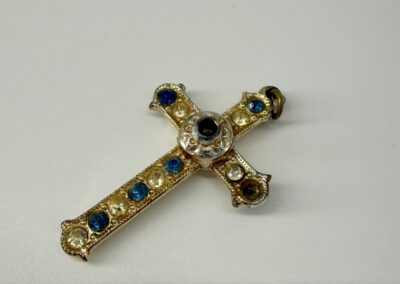 Catholic Jewelry Look Through Cross Pendant KZ0001-j