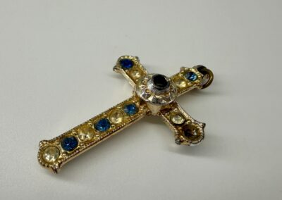 Catholic Jewelry Look Through Cross Pendant KZ0001-h