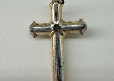 Catholic Jewelry Look Through Cross Pendant KZ0001-g