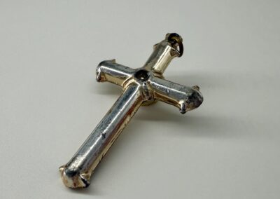 Catholic Jewelry Look Through Cross Pendant KZ0001-c