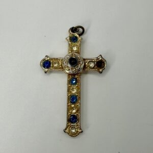 Catholic Jewelry Look Through Cross Pendant