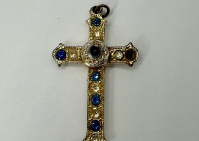 Catholic Jewelry Look Through Cross Pendant KZ0001-a