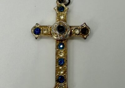 Catholic Jewelry Look Through Cross Pendant KZ0001-b