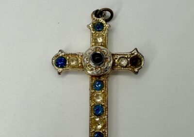 Catholic Jewelry Look Through Cross Pendant KZ0001-f