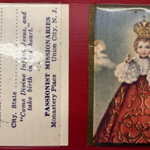 Devotional Infant of Prague Travel Prayer Case