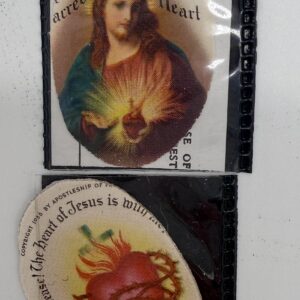 Devotional Jesus and Sacred Heart Travel Prayer Case