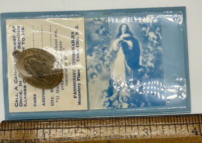 Devotional Mary Travel Prayer Medal NZ0074f