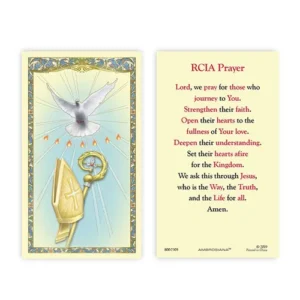 Laminated Holy Card 25P OCIA O Holy Spirit