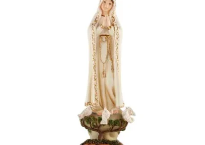 8" Our Lady of Fatima Statue-English