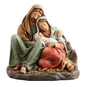 6"H AG Holy Family Sleeping