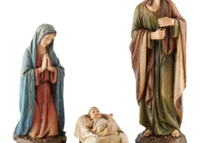 16" 3pc AG Nativity Set