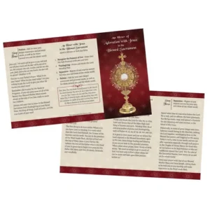 Adoration Trifold Card 24/pk
