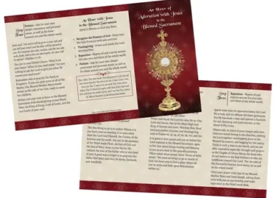 Adoration Trifold Card 24/pk