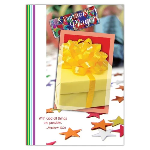 Birthday Prayer Card set of 12 – Stationary Birthday Prayer Card set of 12