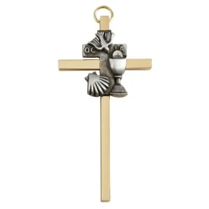 4.25" Brass Cross Ocia-4 Pc