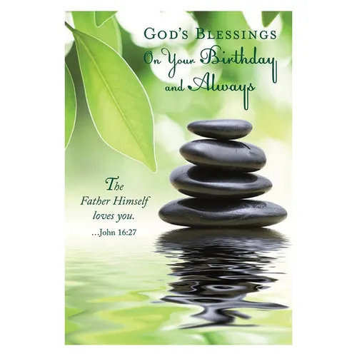 Blessings Always Birthday Card set of 12 – Stationary Blessings Always Birthday Card set of 12