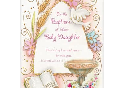 Daughter Baptism Card set of 12 - Stationary BAP37119__24943