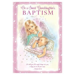 On a Sweet Granddaughter's Baptism Card set of 12