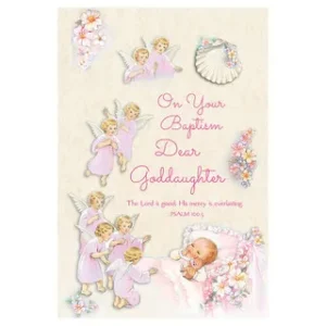 Goddaughter Baptism Card set of 12