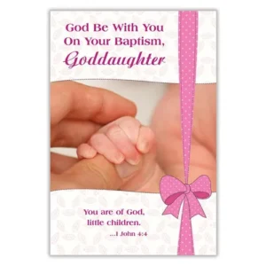 Goddaughter Baptism Card set of 12