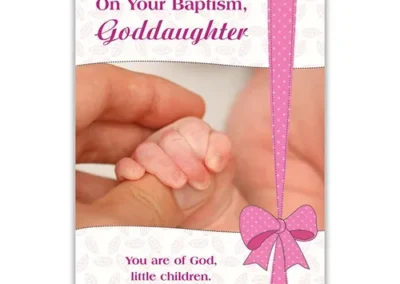 Goddaughter Baptism Card set of 12