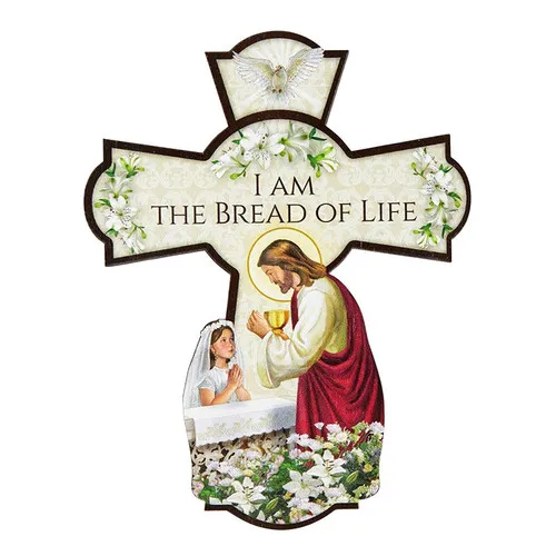 FC Wall Cross – Girl – Catholic Home &... FC Wall Cross - Girl