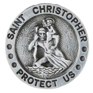 Saint Christopher Visor Clip