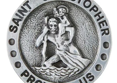 Saint Christopher Visor Clip