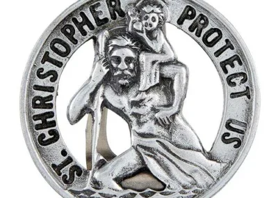 Saint Christopher Visor Clip