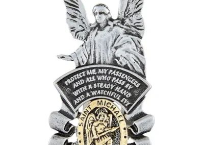 Saint Michael Guardian Angel Visor Clip