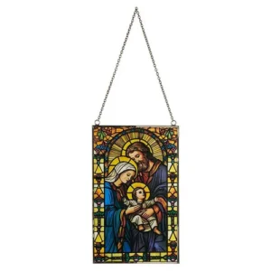Holy Family Stained Glass; 5x8