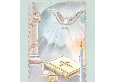 Comm & Confirmation Card set of 12