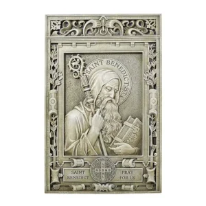 AG Saint Benedict 15" Plaque
