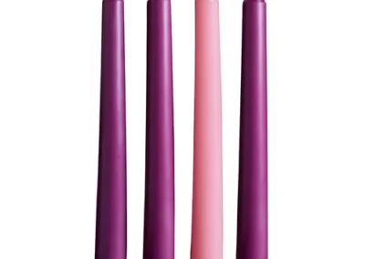 6" PRP/PNK TPRS Set Of 4