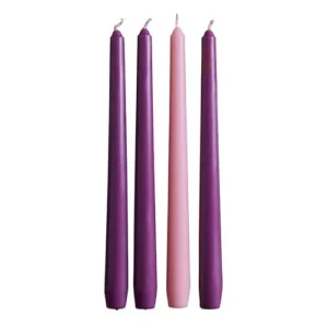 10" PRP/PNK TPRS Set Of 4