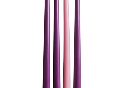 12" PRP/PNK TPRS Set Of 4