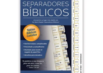 Bible Tabs - Catholic Version Spanish set of 10