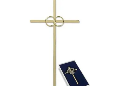 Brass Wedding Cross