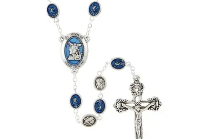 Enamel Michael Rosary
