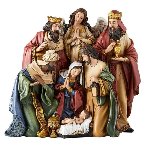 8.75″ Let Us Adore Him Nativity – Statues &... 8.75" Let Us Adore Him Nativity