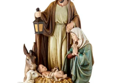 14.5" Lamb Of God Natvty Statue