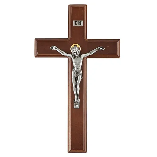 10″ Walnut Saint Mark Crucifix – Crucifixes... 10" Walnut Saint Mark Crucifix
