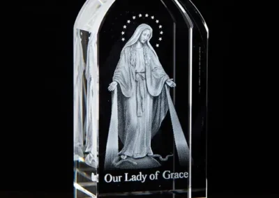 Ol Of Grace Etched Glass