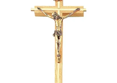 Crucifix:10" Oak