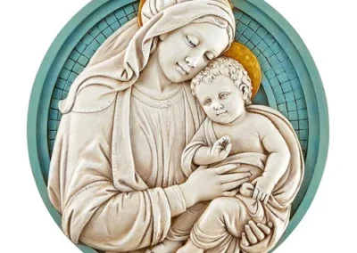 Madonna And Child Garden Plaque