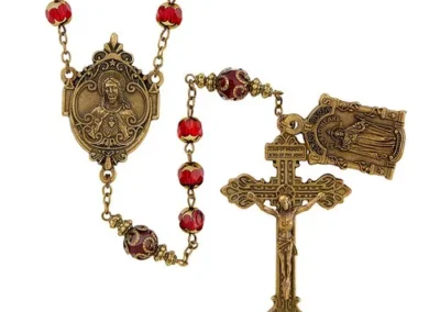 Vintage Rosary Sacred Heart