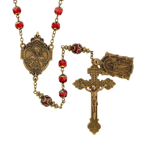 Vintage Rosary Sacred Heart – Rosaries & Chaplets Vintage Rosary Sacred Heart