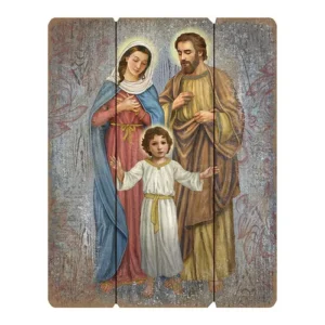 Trad Holy Family Pllt Sign